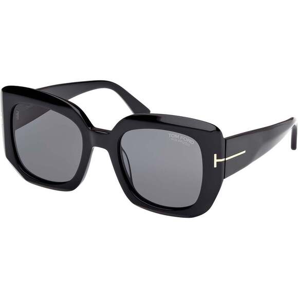 NWT Tom Ford FT1220 Black 52mm Sunglasses display picture 1
